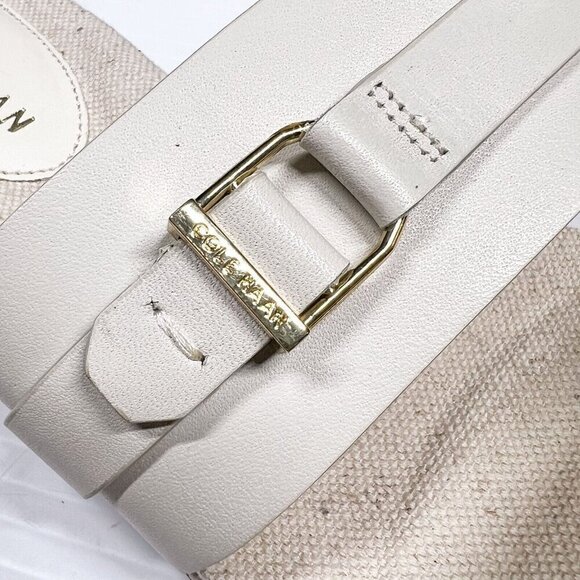 Cole Haan Francine Demi Womens Size 6.5B Beige Wedge Slip In Slide Sandals - Picture 5 of 12